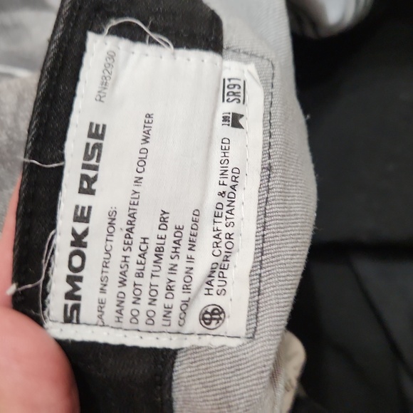 Smoke Rise men's bi color 40/32 graffiti jeans - Picture 7 of 8